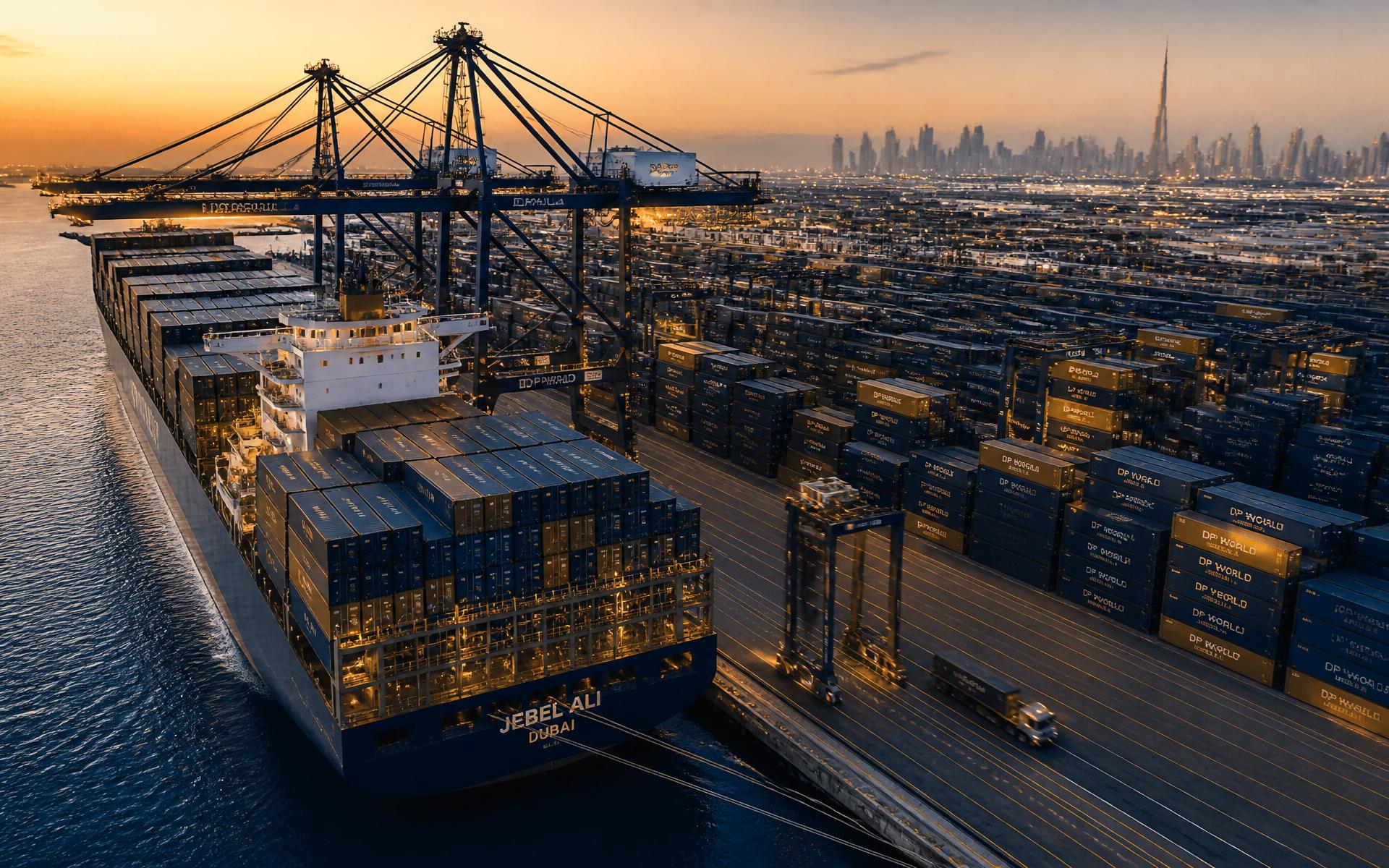 Dubai port wholesale trading operations